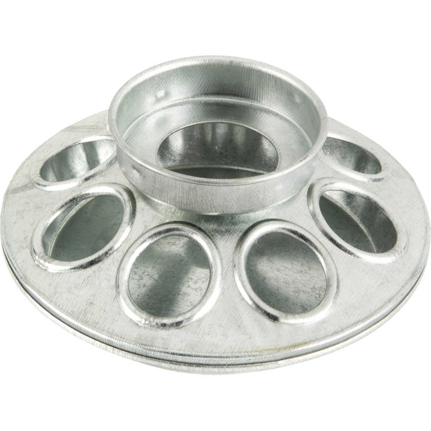 Manna Pro Harris Farms 1 Qt. Galvanized Screw-On Feeder Base Image 1