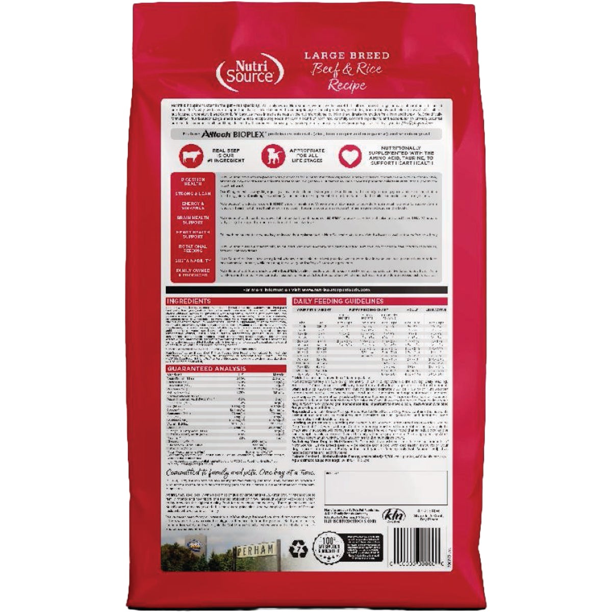 NutriSource 12 Lb. Beef & Rice Recipe Dog Food Image 7