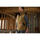 Milwaukee GRIDIRON Men's Large Brown Sherpa-Lined Vest Image 4