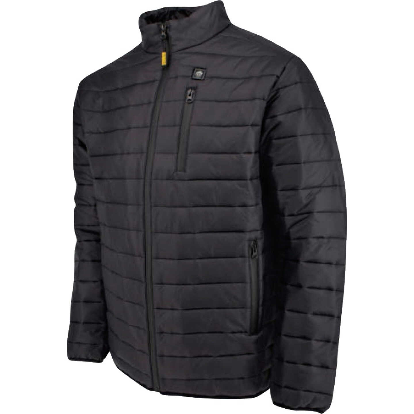 DEWALT Men's Black Puffer Heated Jacket Kit, XL Image 3