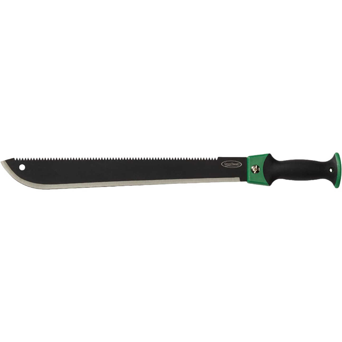 Green Thumb 24 In. Brush Clearing Machete with Sheath Image 2