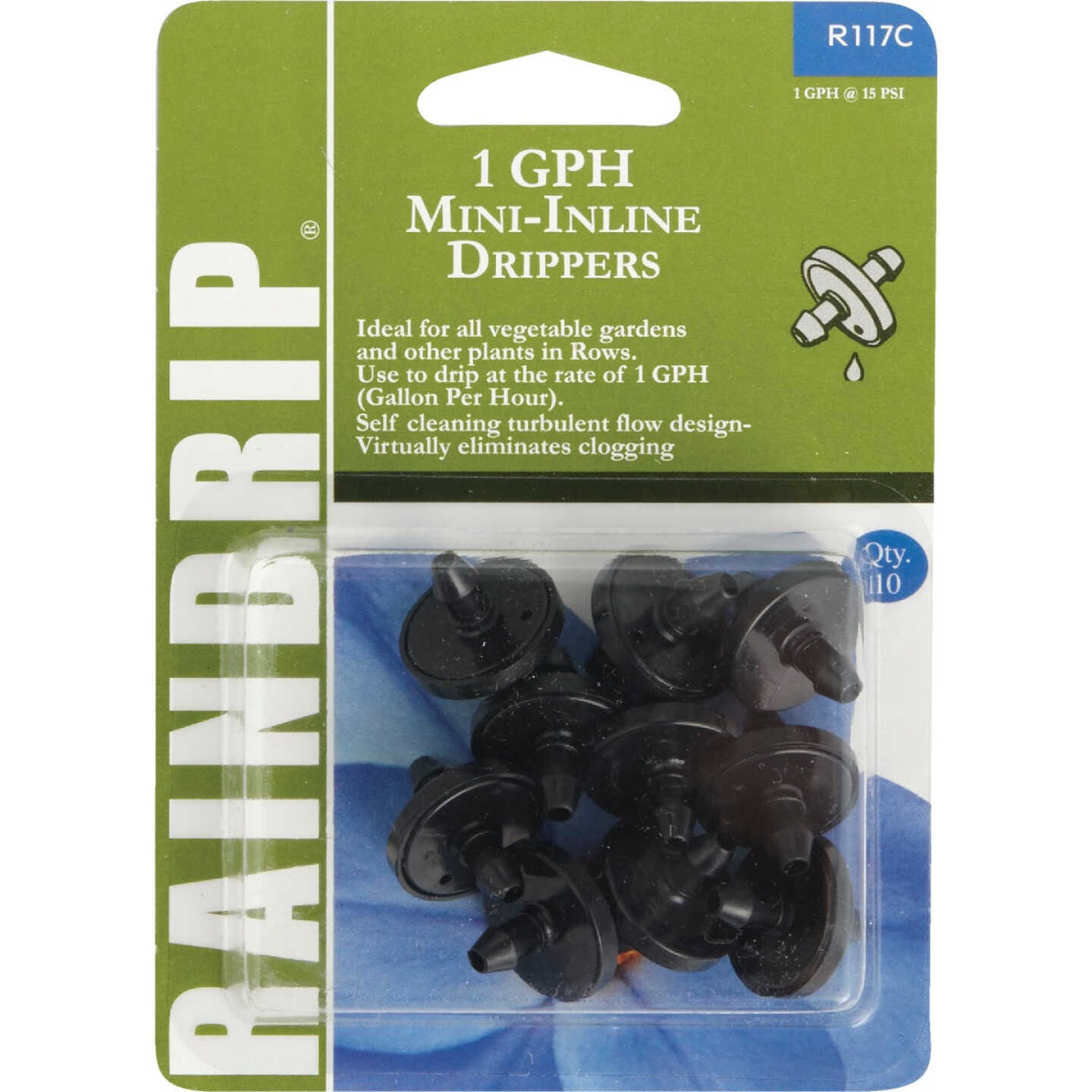 Raindrip 1 GPH Mini In-Line Dripper (10-Pack) Image 1