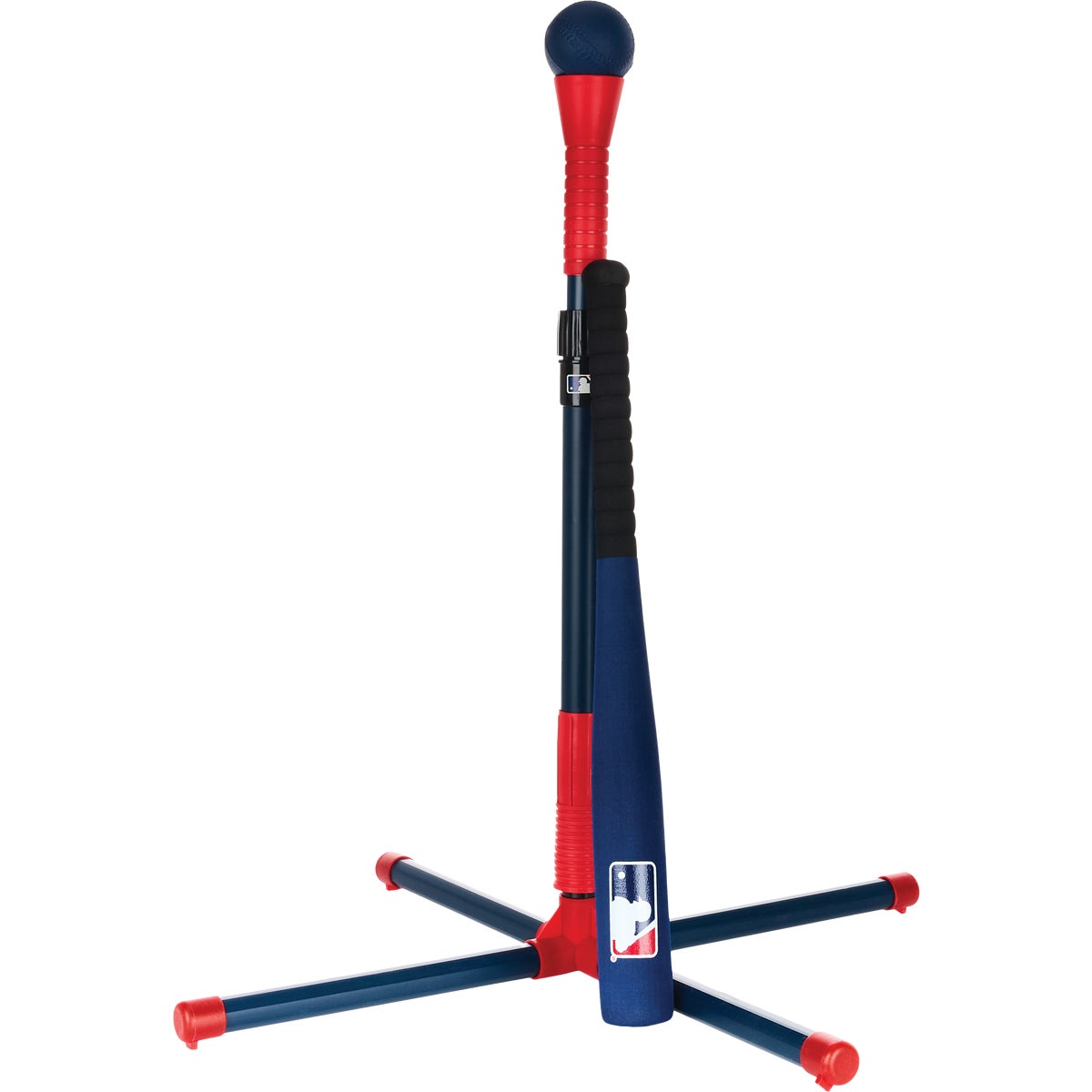 Franklin MLB 25 to 34.75 In. Youth Batting Tee with Bat & Ball