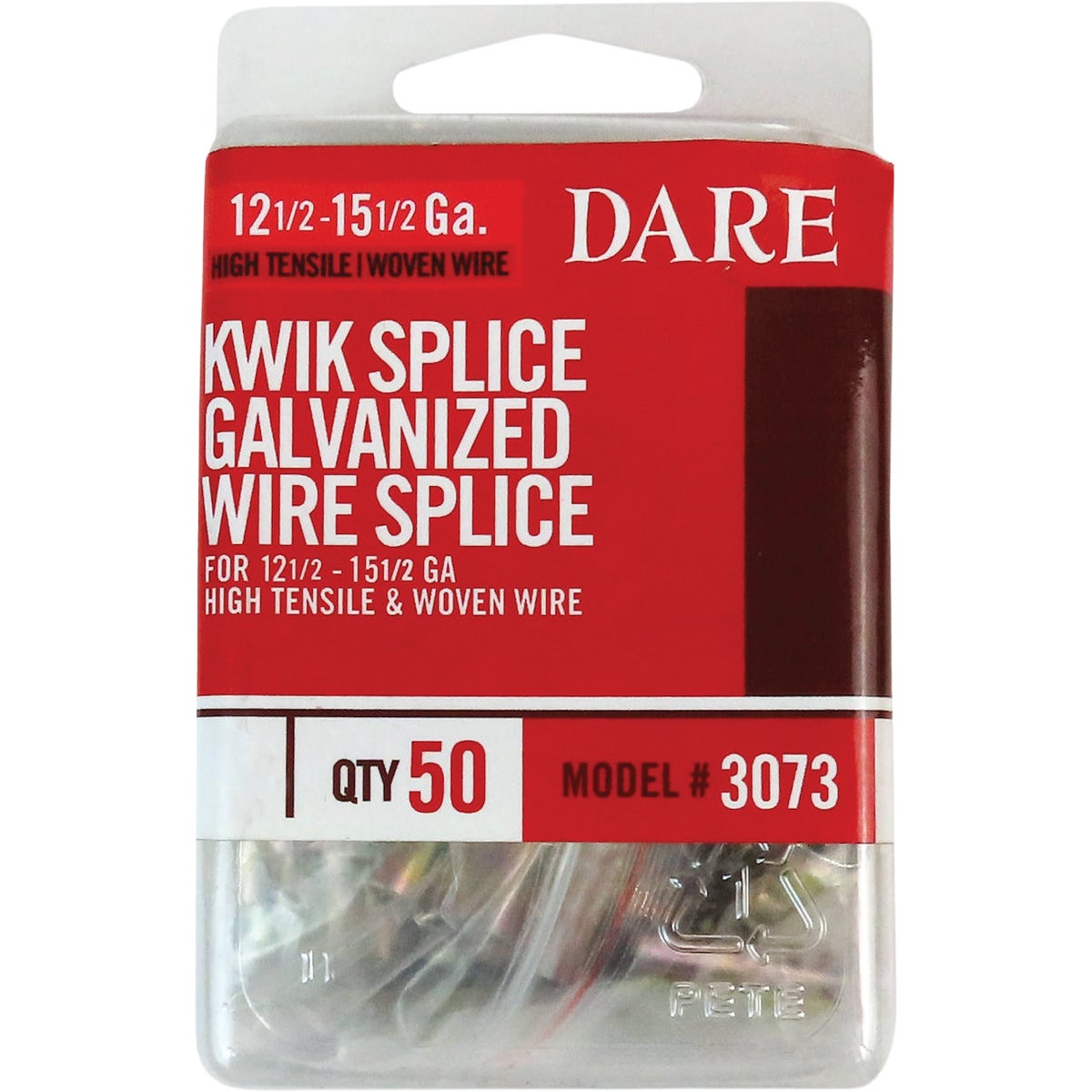 Dare Kwik Splice 15.5 Ga. Galvanized Wire Splice (50-Pack) Image 3