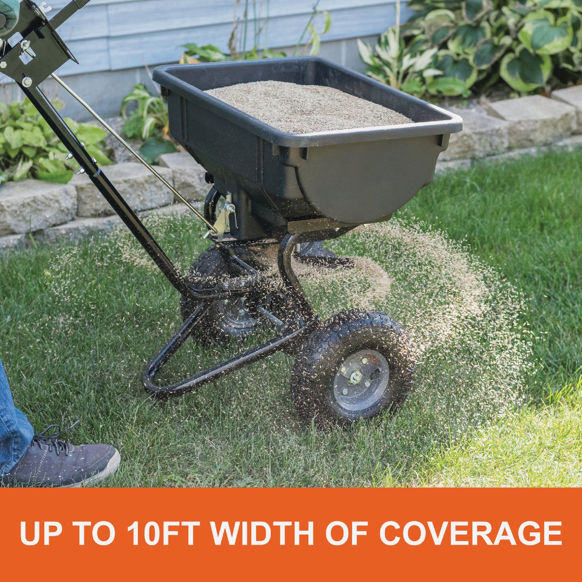 Agri-Fab 85 Lb. Pro Push Broadcast Spreader Image 4