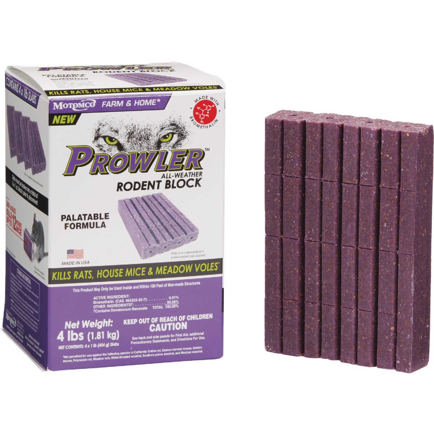 Prowler 4 Lb. All-Weather Rodent Block Image 1