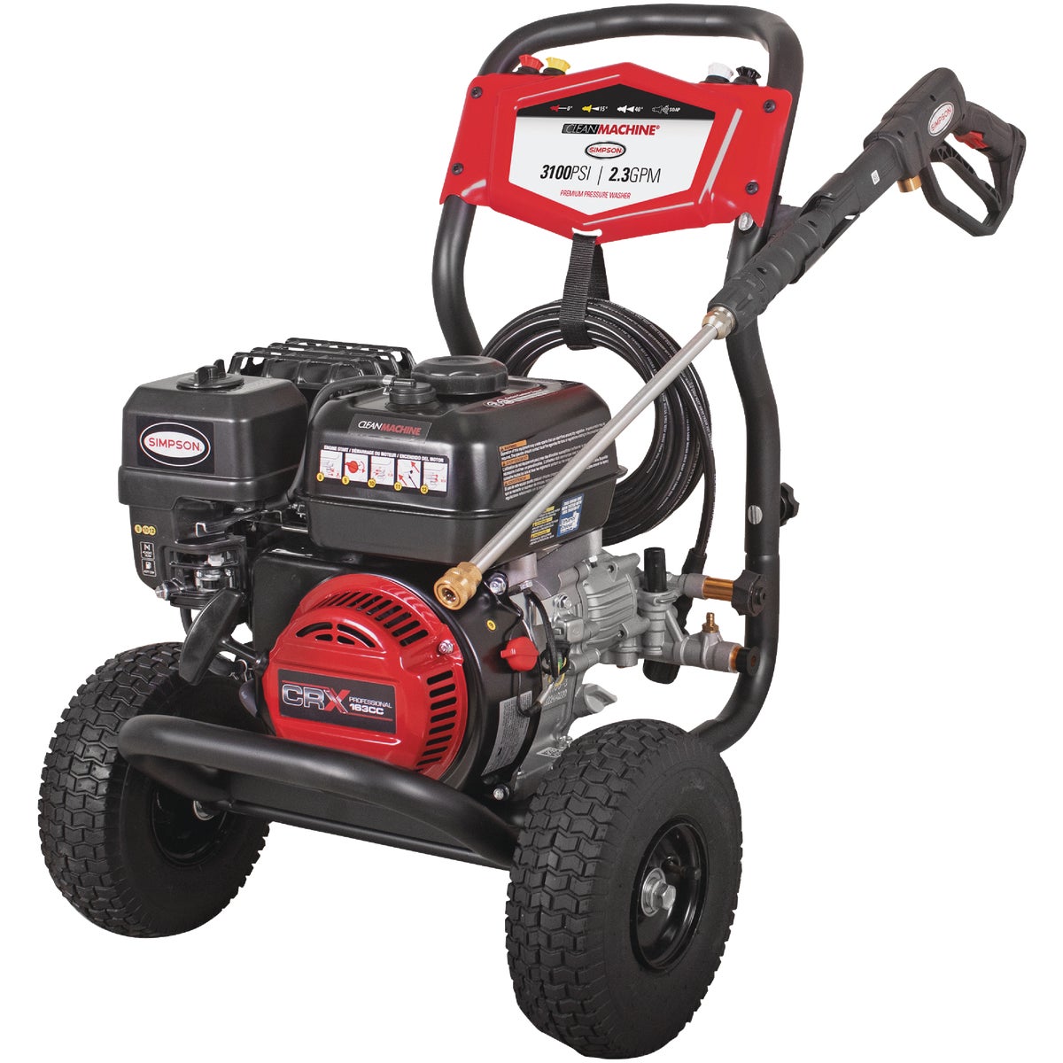 Simpson Megashot 3100 PSI 2.4 GPM Cold Water Gas Pressure Washer