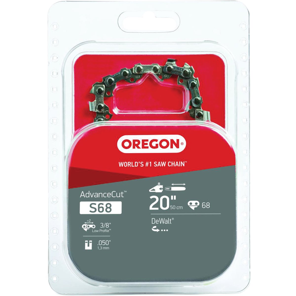 Oregon AdvanceCut 20 In. 68-Link Chainsaw Chain Image 1