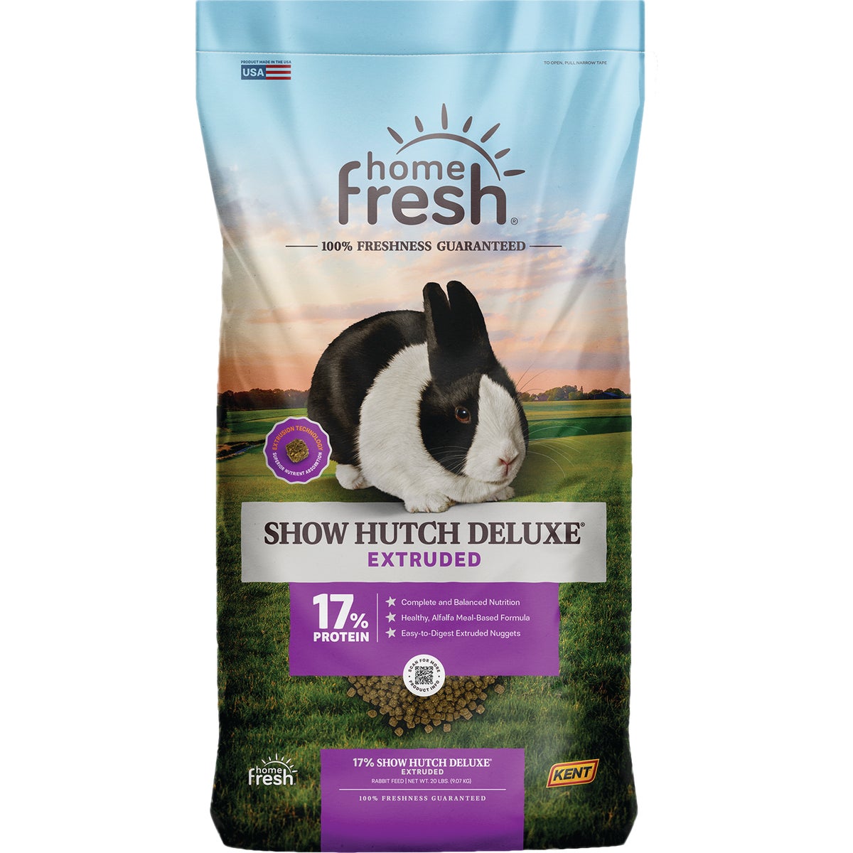 Kent Home Fresh Show Hutch Deluxe 17 50 Lb. Rabbit Feed