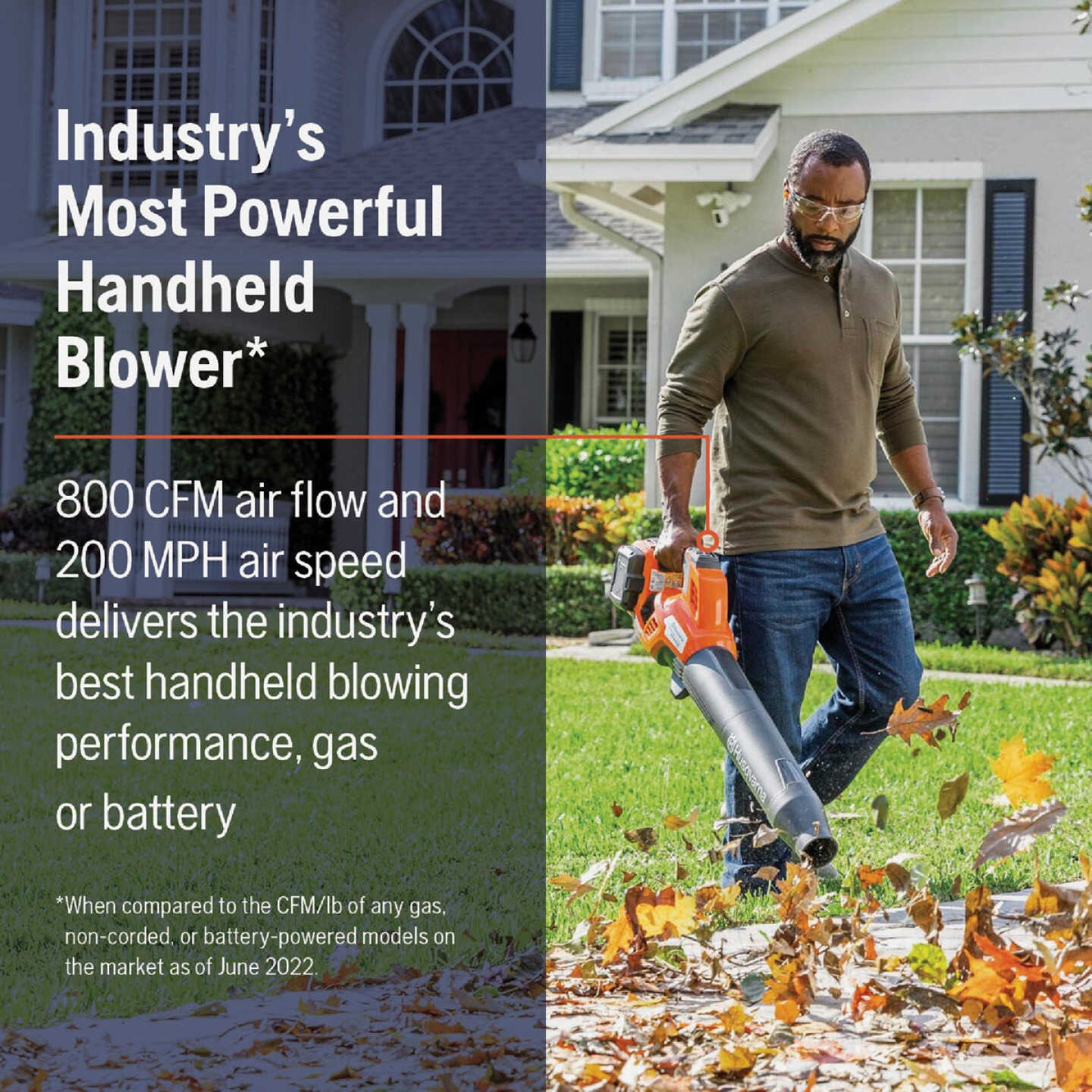 Husqvarna 350iB Leaf Blaster Battery Blower Kit Image 8
