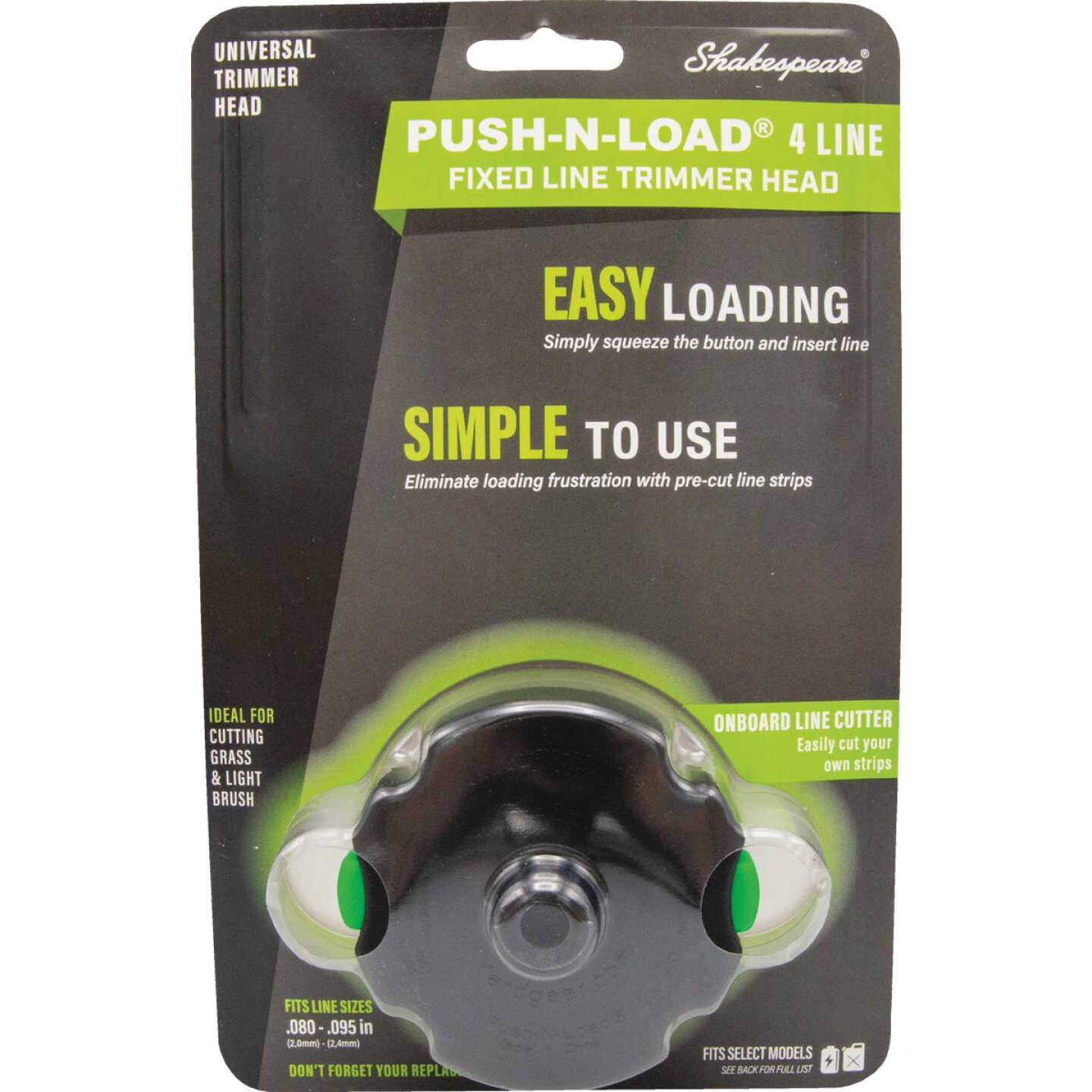 Shakespeare Push-N-Load 4-Line Replacement Trimmer Head Image 4