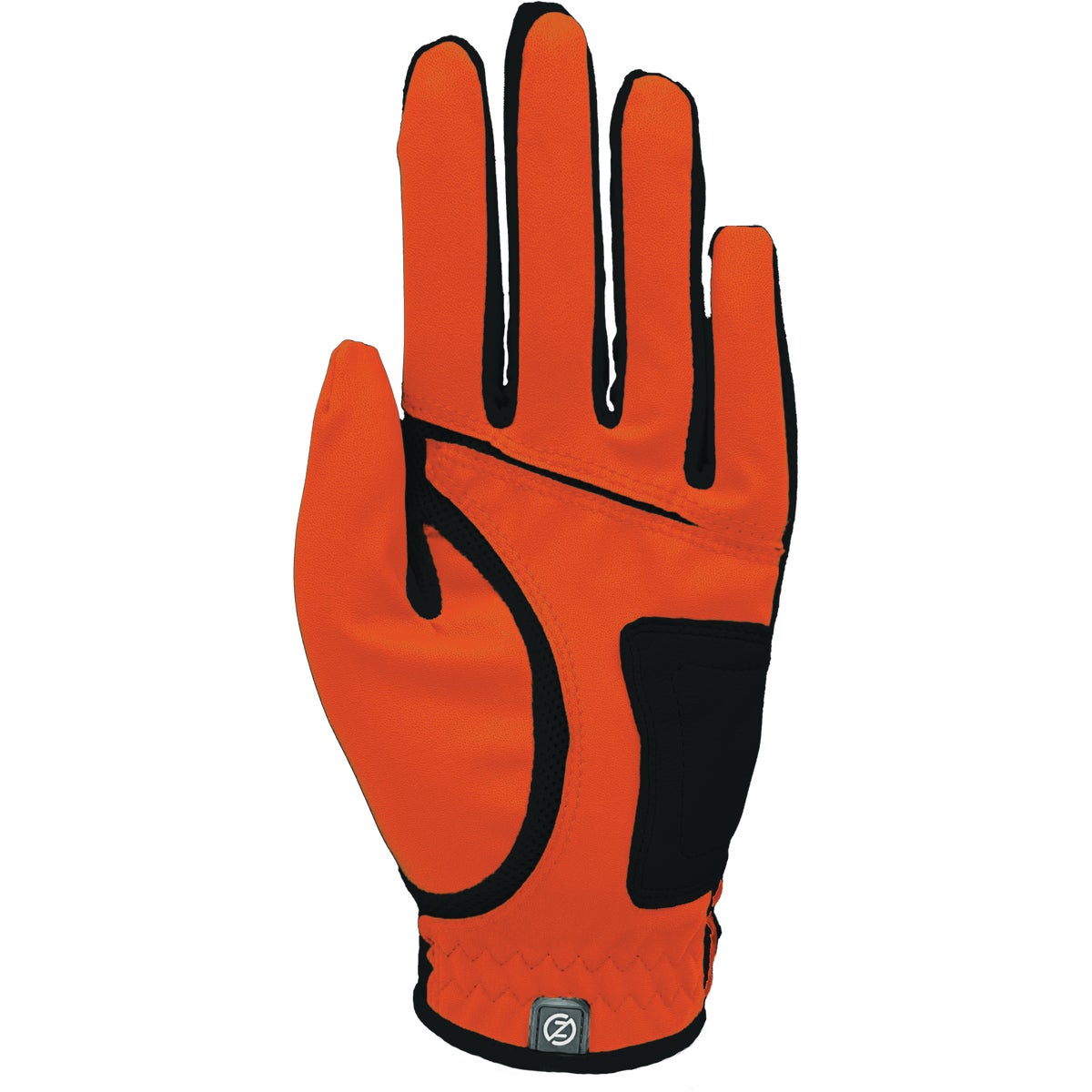Zero Friction Orange Universal Fit Left Hand Golf Glove Image 2