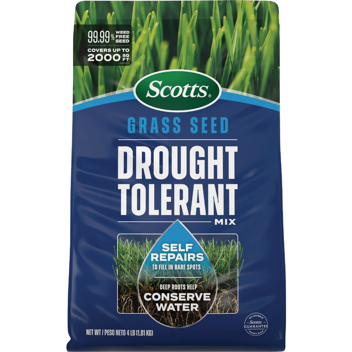 Scotts 4 Lb. 2000 Sq. Ft. Tall Fescue & Kentucky Bluegrass Drought Tolerant Grass Seed Mix