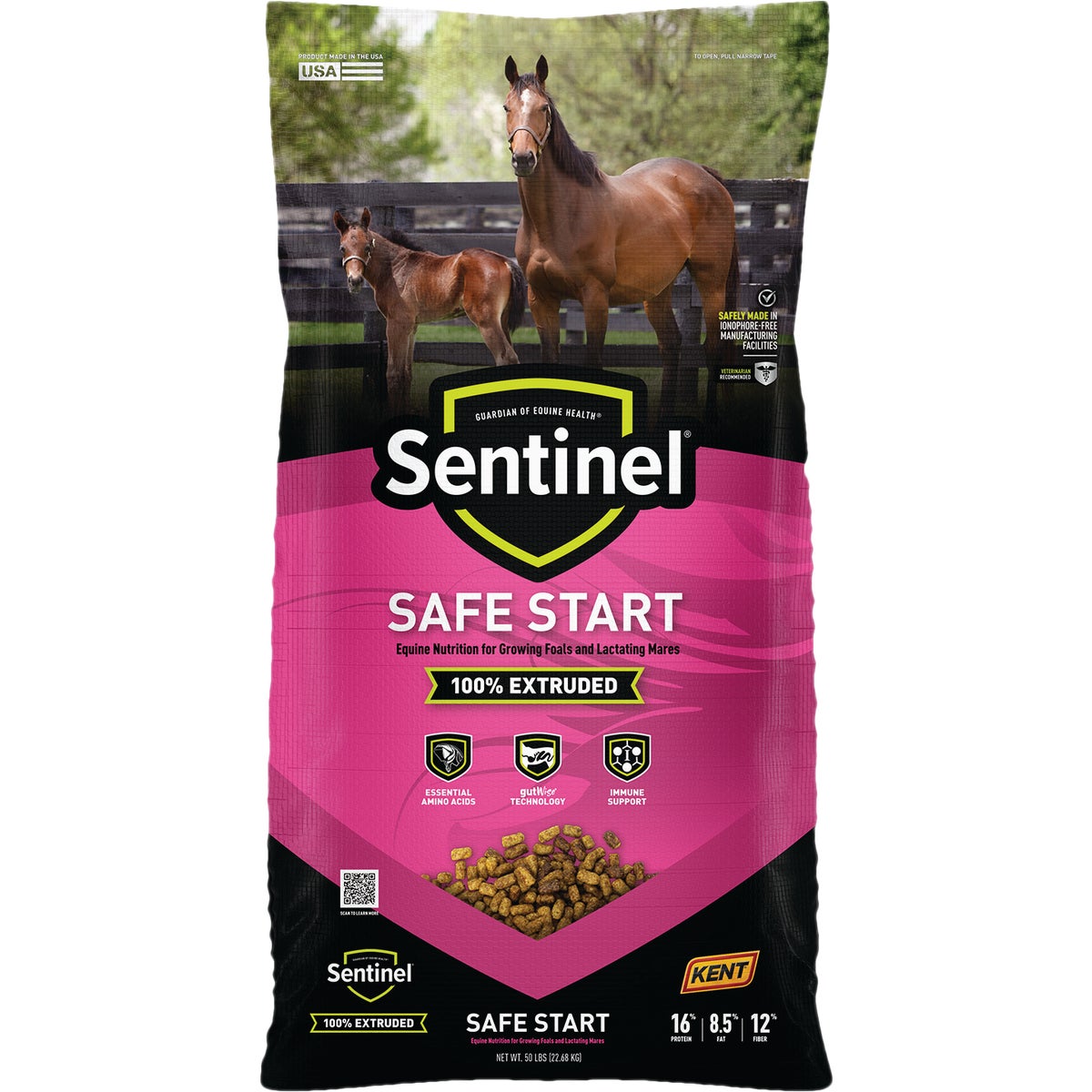 Kent Sentinel Safe Start 50 Lb. Horse Feed