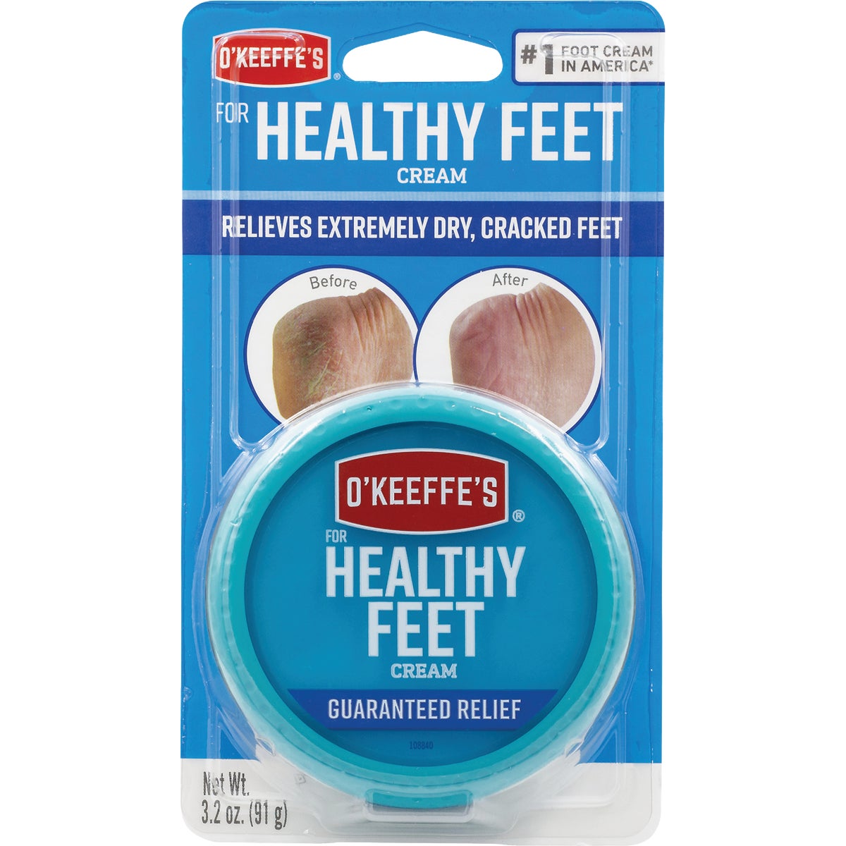 O'Keeffe's Healthy Feet 3.2 Oz. Jar Cream Lotion