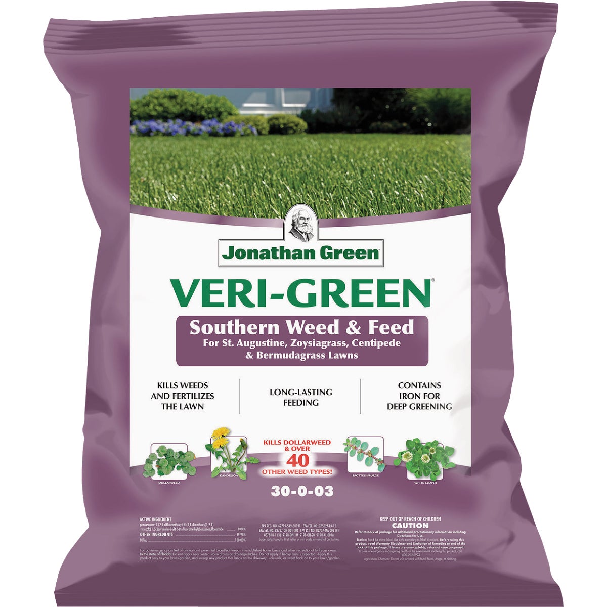 Jonathan Green Veri-Green Southern Weed & Feed 5000 Sq. Ft. Weed Killer