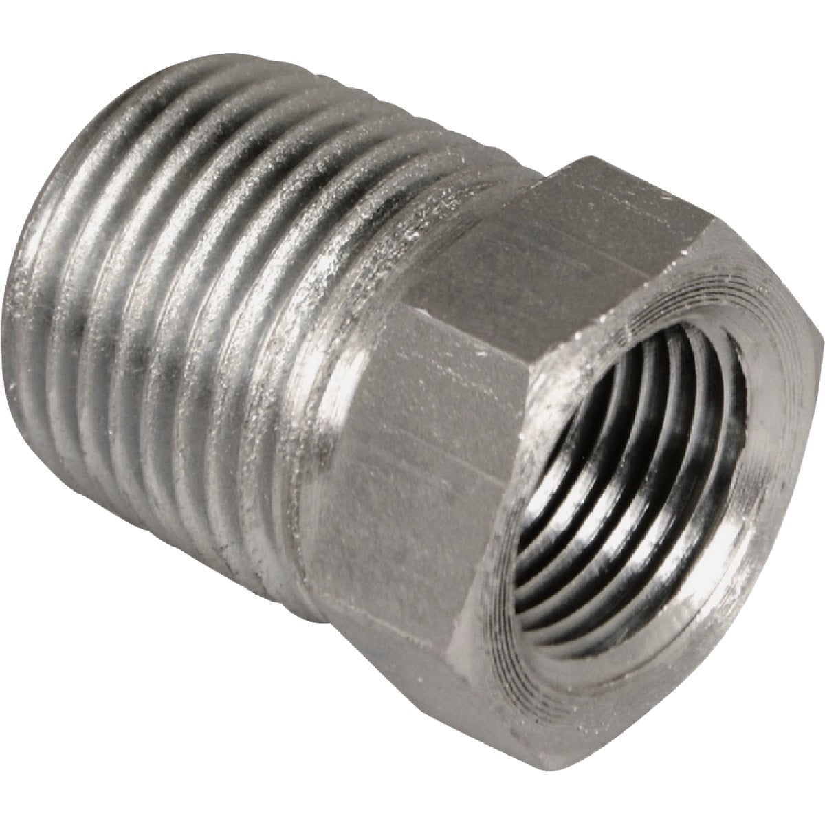 Apache 3/4 In. Male Pipe x 1/2 In. Female Pipe Hex Reducer Bushing Hydraulic Hose Adapter