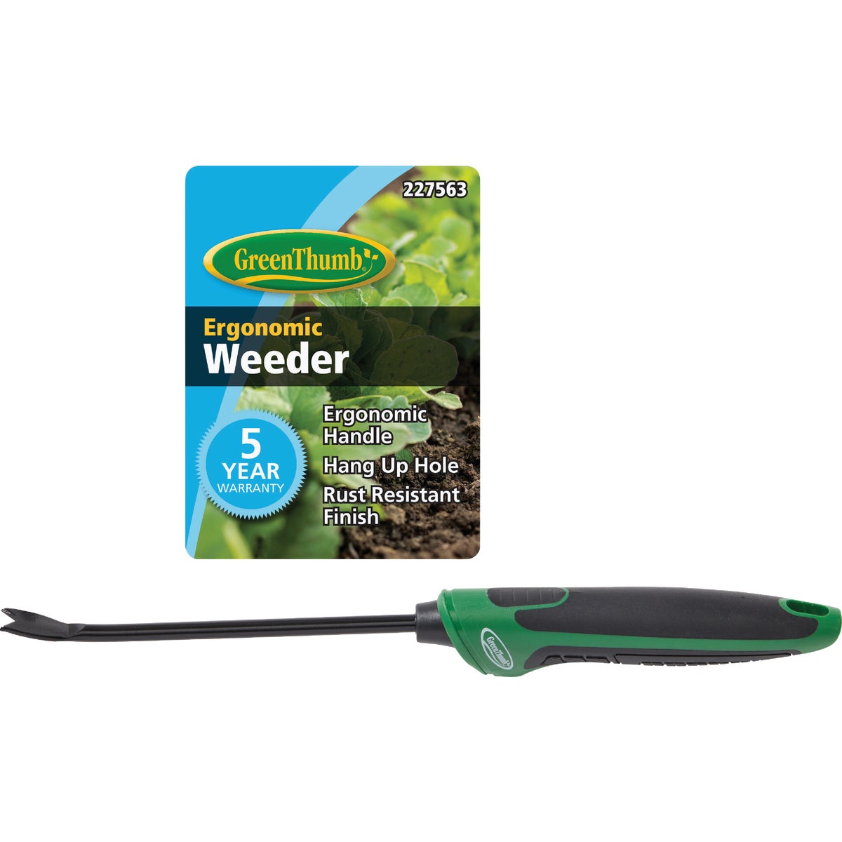 Green Thumb Medium Duty Carbon Steel Weeder Image 2