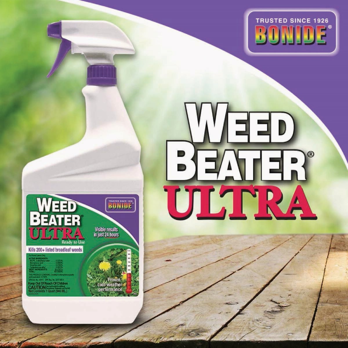 Bonide Weed Beater Ultra 32 Oz. Ready To Use Trigger Spray Fast-Acting Broadleaf Weed Control Image 3
