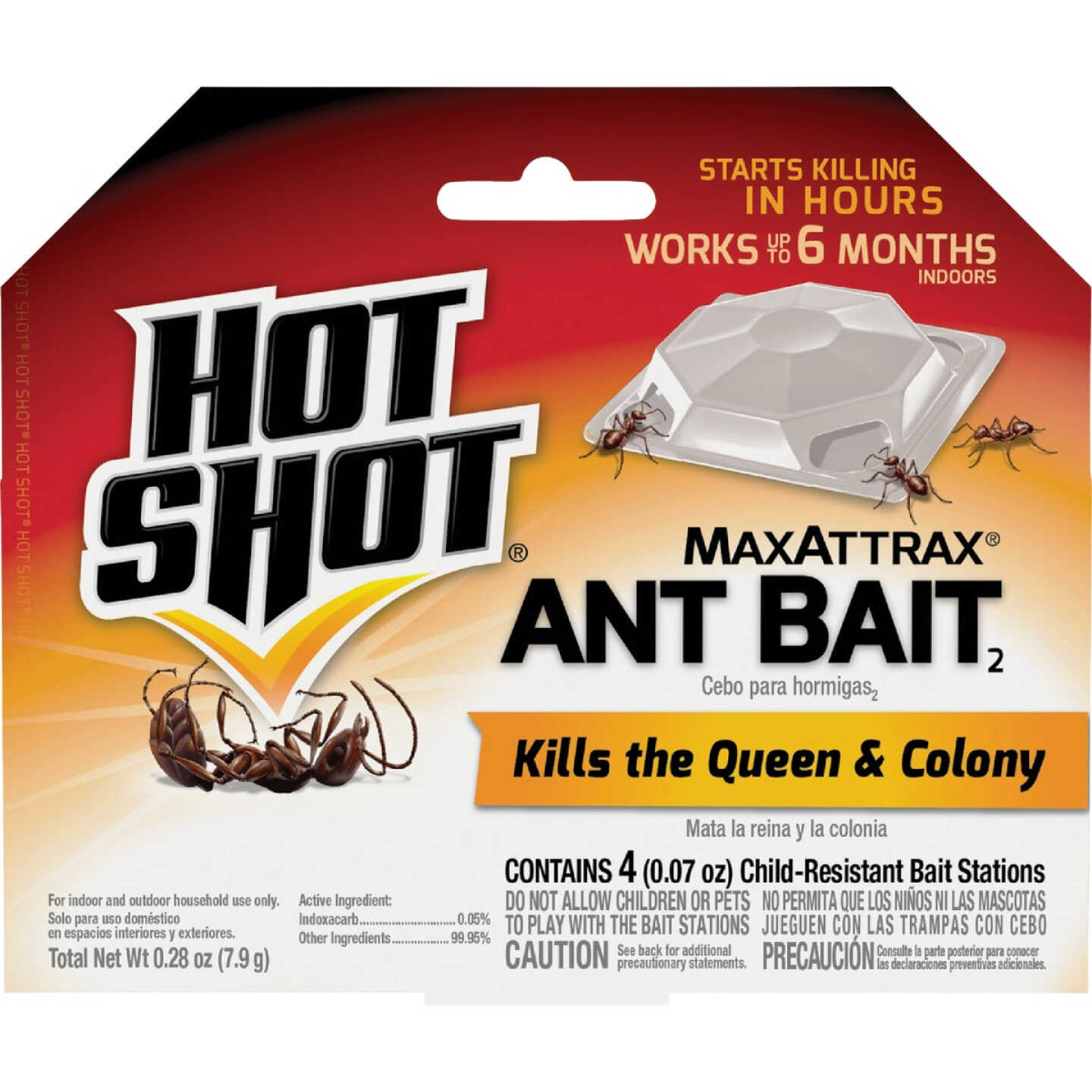 Hot Shot MaxAttrax 0.28 Oz. Solid Ant Bait Station (4-Pack) Image 1