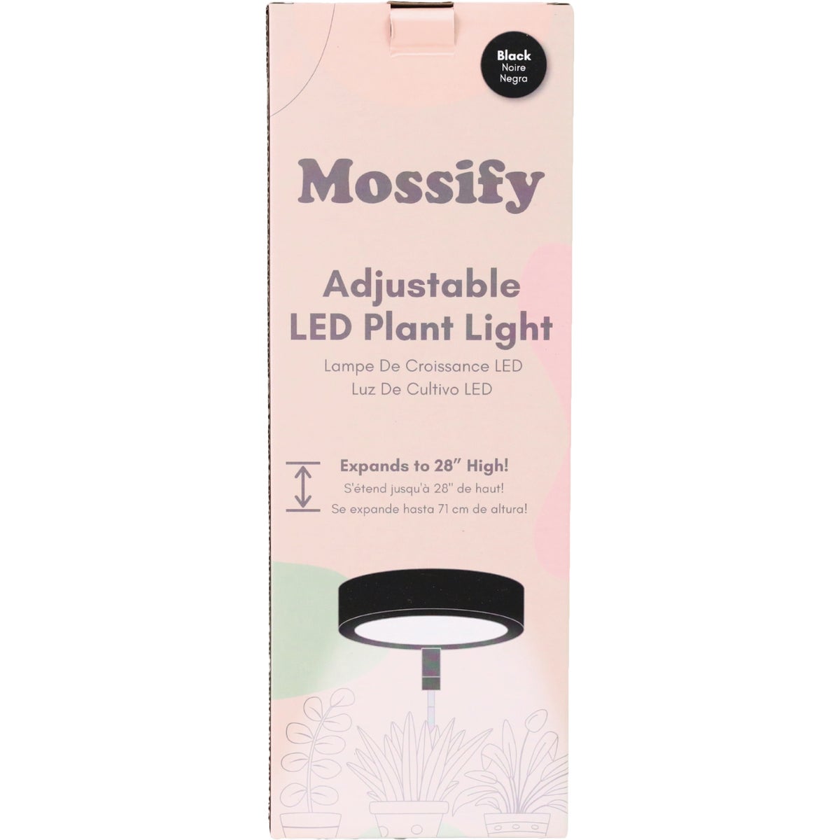 Mossify 10W LED Black Adjustable Height LED Plant Light Image 2