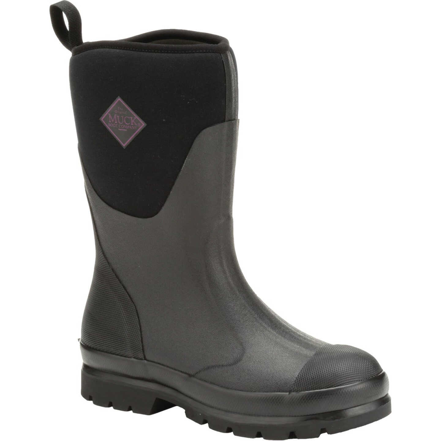 The Muck Boot Company Chore Mid Women's Black Rubber Pull-On Boot, Size 6 Image 1