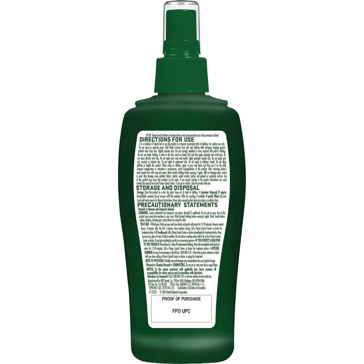 Repel Sportsmen 6 Oz. Max Insect Repellent Formula Image 2