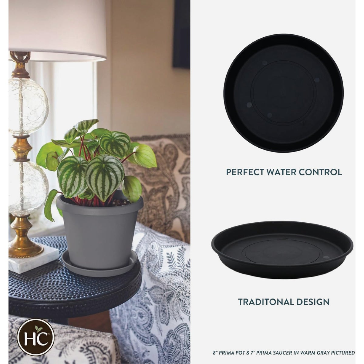 HC Companies 16 In. Stone Classic Saucer Image 2