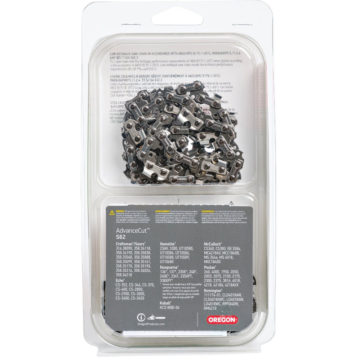 Oregon AdvanceCut 18 In. 62-Link Chainsaw Chain (2-Pack) Image 7
