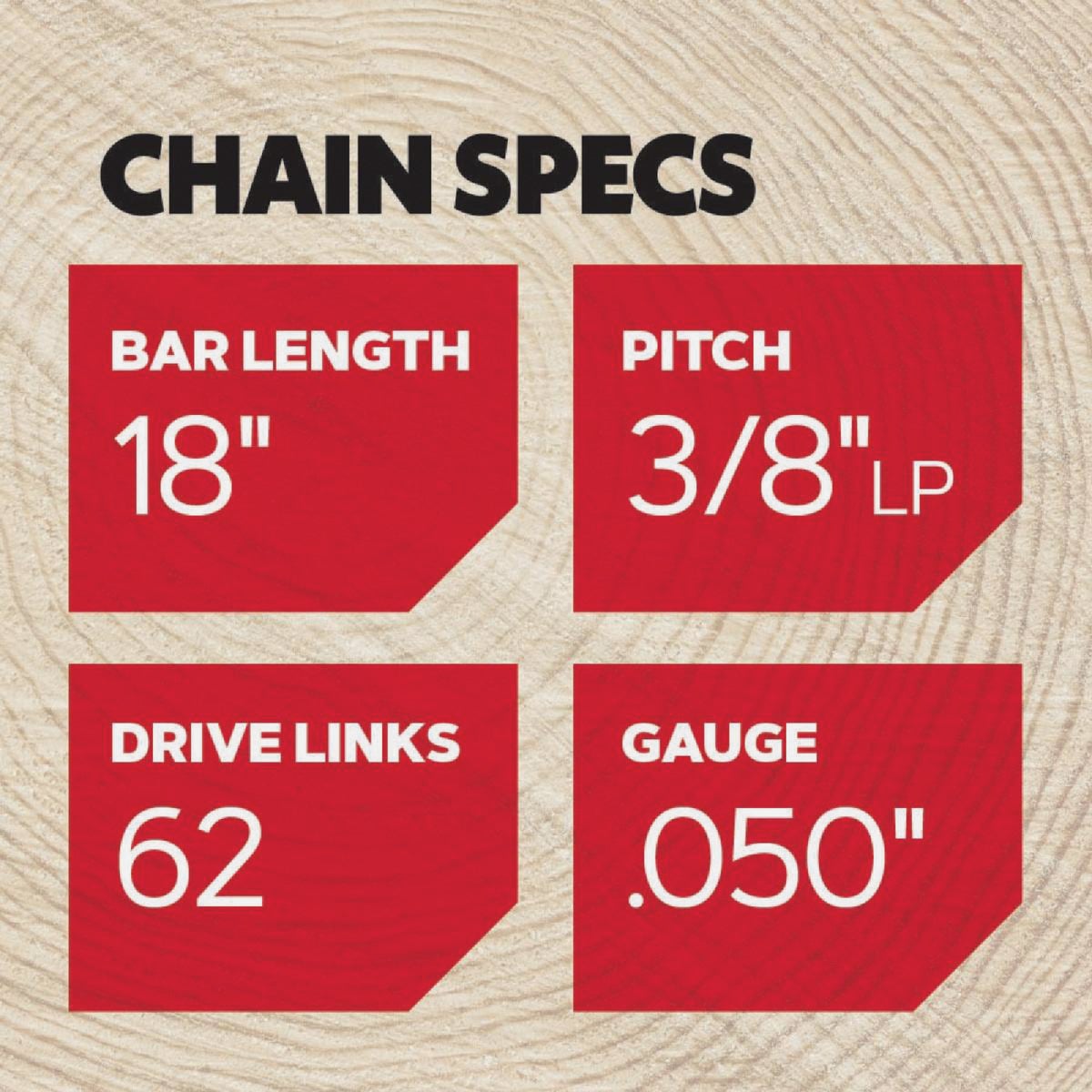 Oregon AdvanceCut 18 In. 62-Link Chainsaw Chain (2-Pack) Image 5