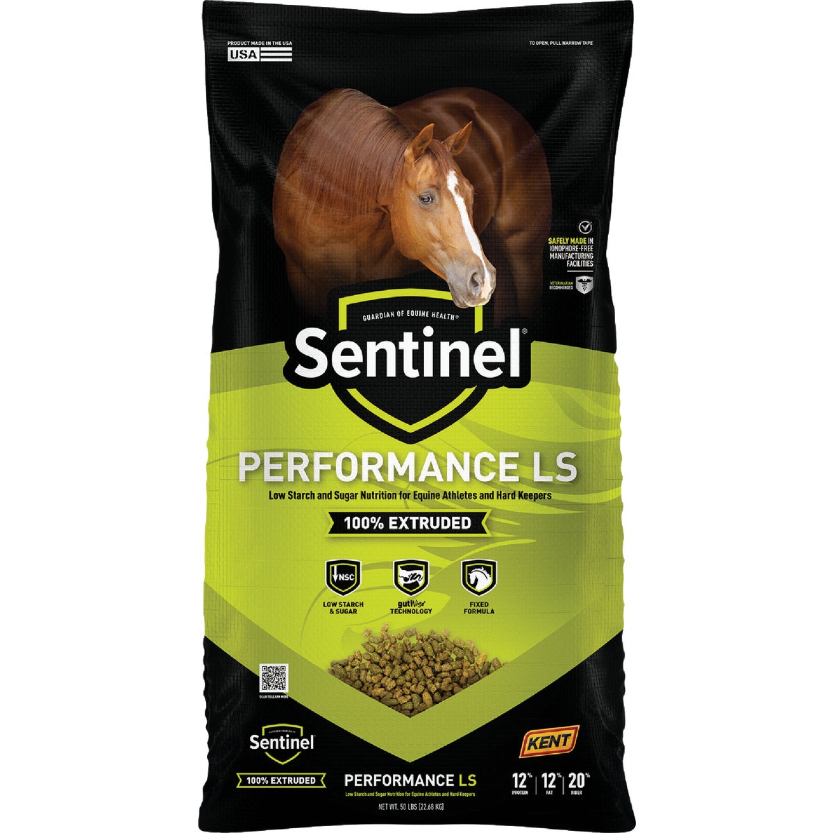 Kent Sentinel Performance LS 50 Lb. Horse Feed