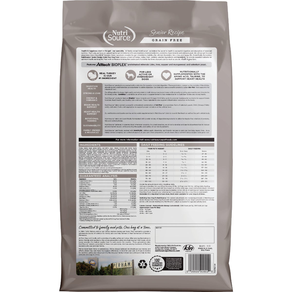NutriSource 26 Lb. Senior Chicken & Rice Recipe Dog Food Image 7