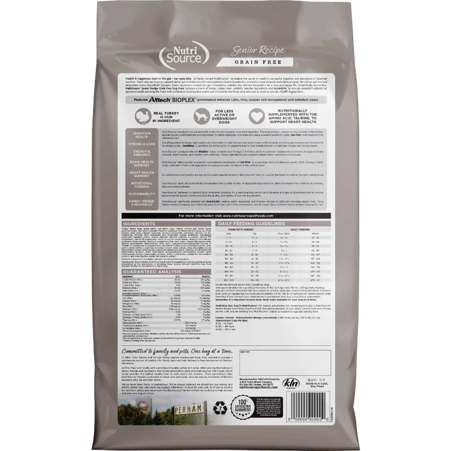 NutriSource 26 Lb. Senior Chicken & Rice Recipe Dog Food Image 7