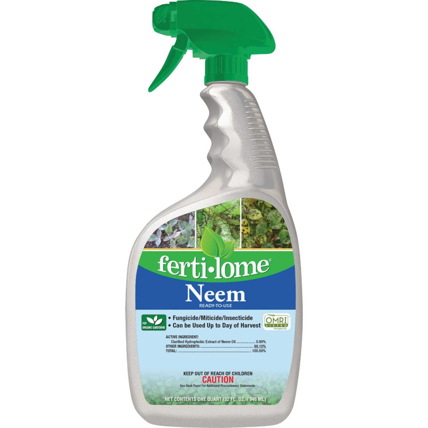 Ferti-lome 32 Oz. Trigger Spray Neem Oil Fungicide/Miticide/Insecticide Image 1