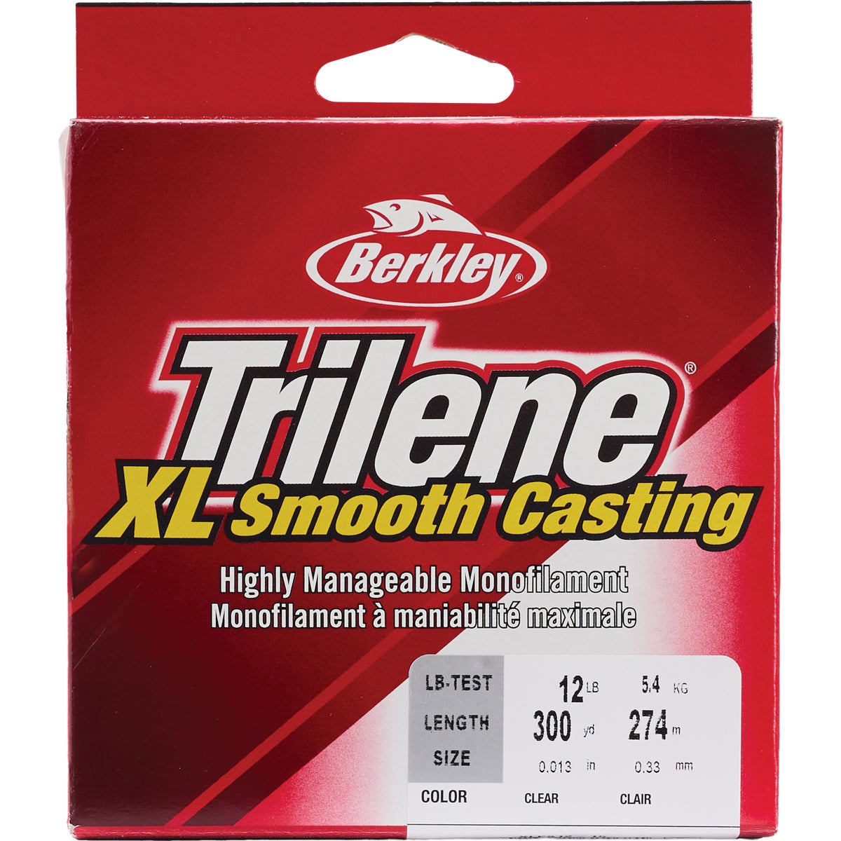 Berkley Trilene XL 12 Lb. 300 Yd. Clear Monofilament Fishing Line Image 2