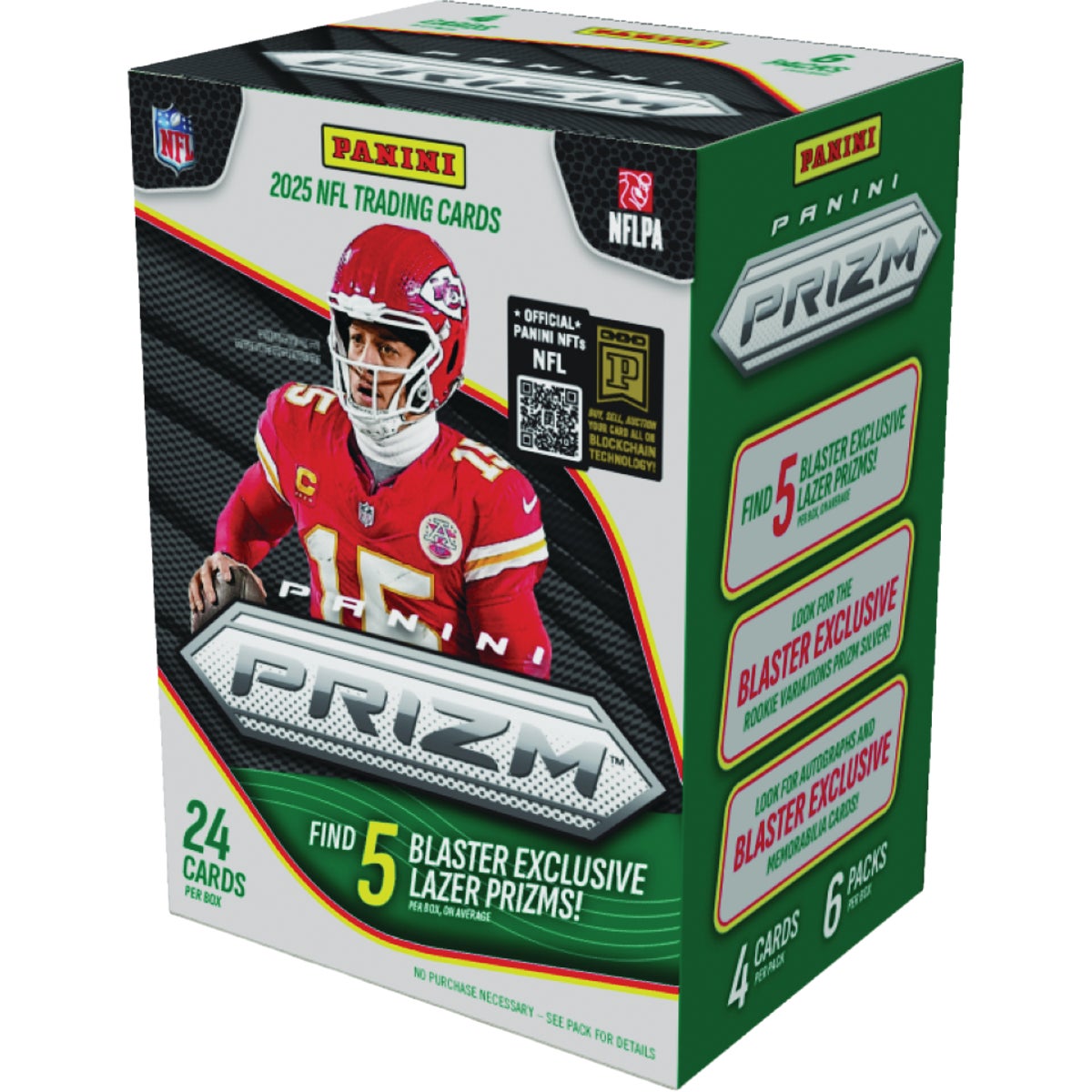 Panini 2025 Prizm Football Blaster Box