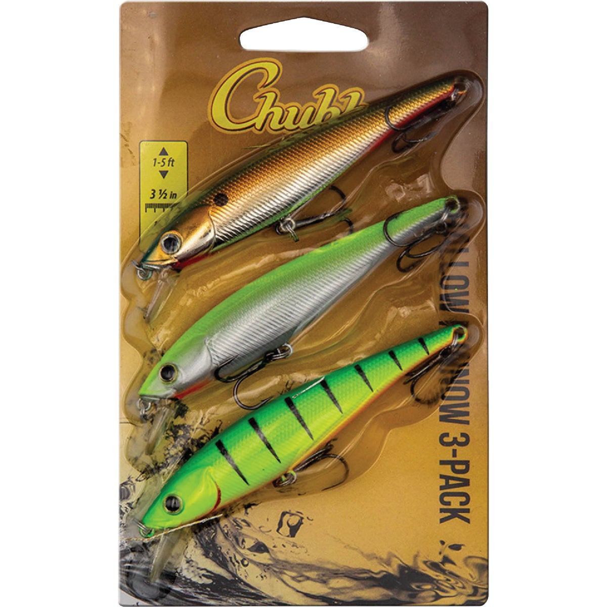 Chubbs Shallow Minnow Pro Pack (3-Pack)