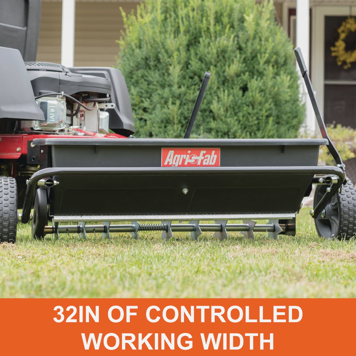 Agri-Fab 100 Lb. Tow Behind Spiker/Seeder/Spreader Image 3