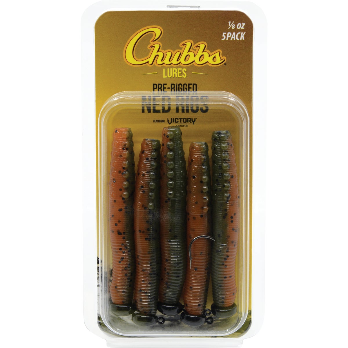 Chubbs Rigged Ned 1/8 Oz. Alabama Craw (5-Pack)