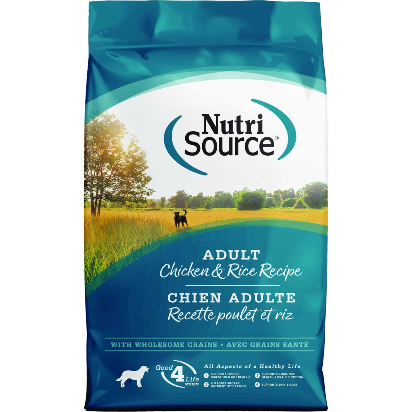 NutriSource 12 Lb. Adult Chicken & Rice Recipe Dog Food Image 1