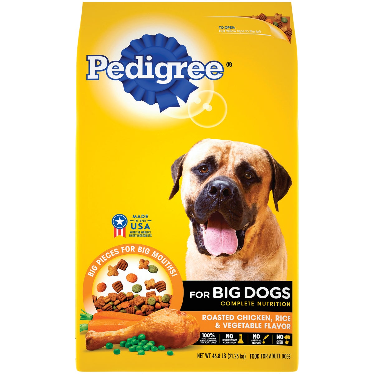 Pedigree Complete Nutrition 40 Lb. Roasted Chicken, Rice & Vegetable Large Breed Adult Dry Dog Food