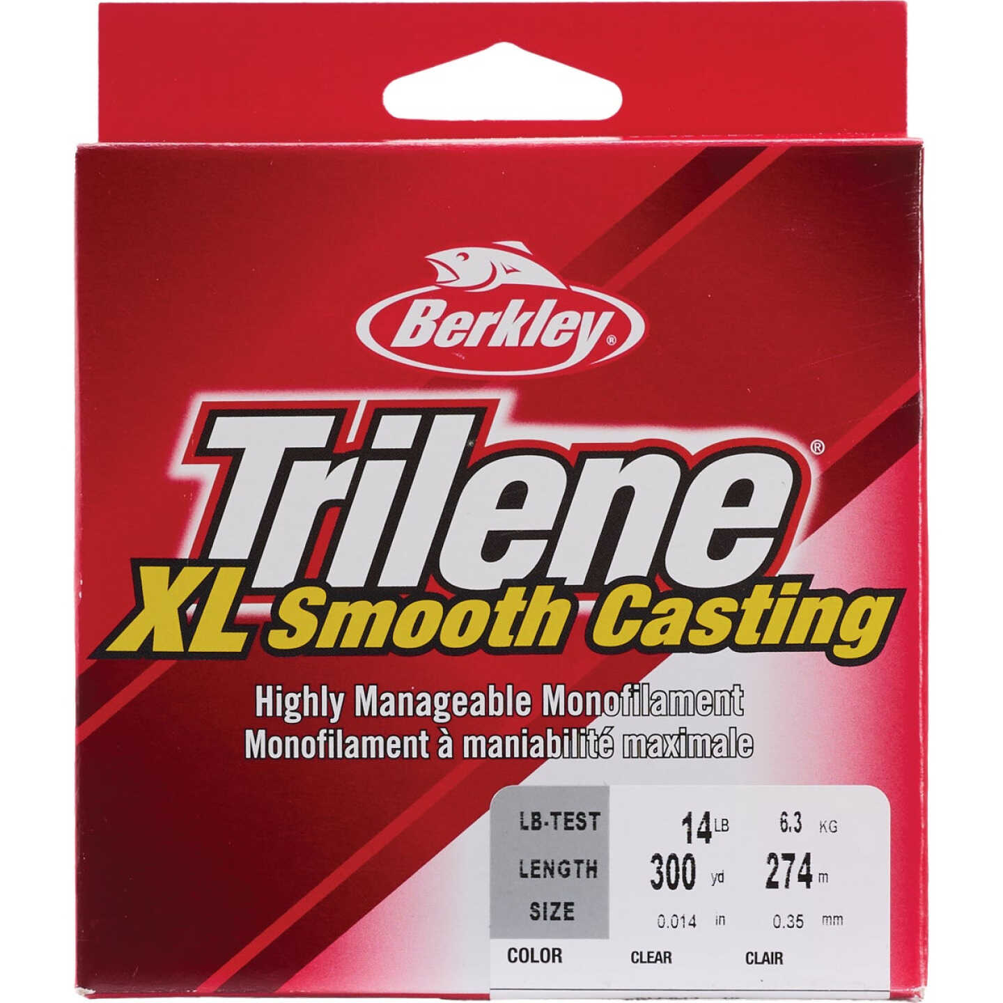 Berkley Trilene XL 14 Lb. 300 Yd. Clear Monofilament Fishing Line Image 2