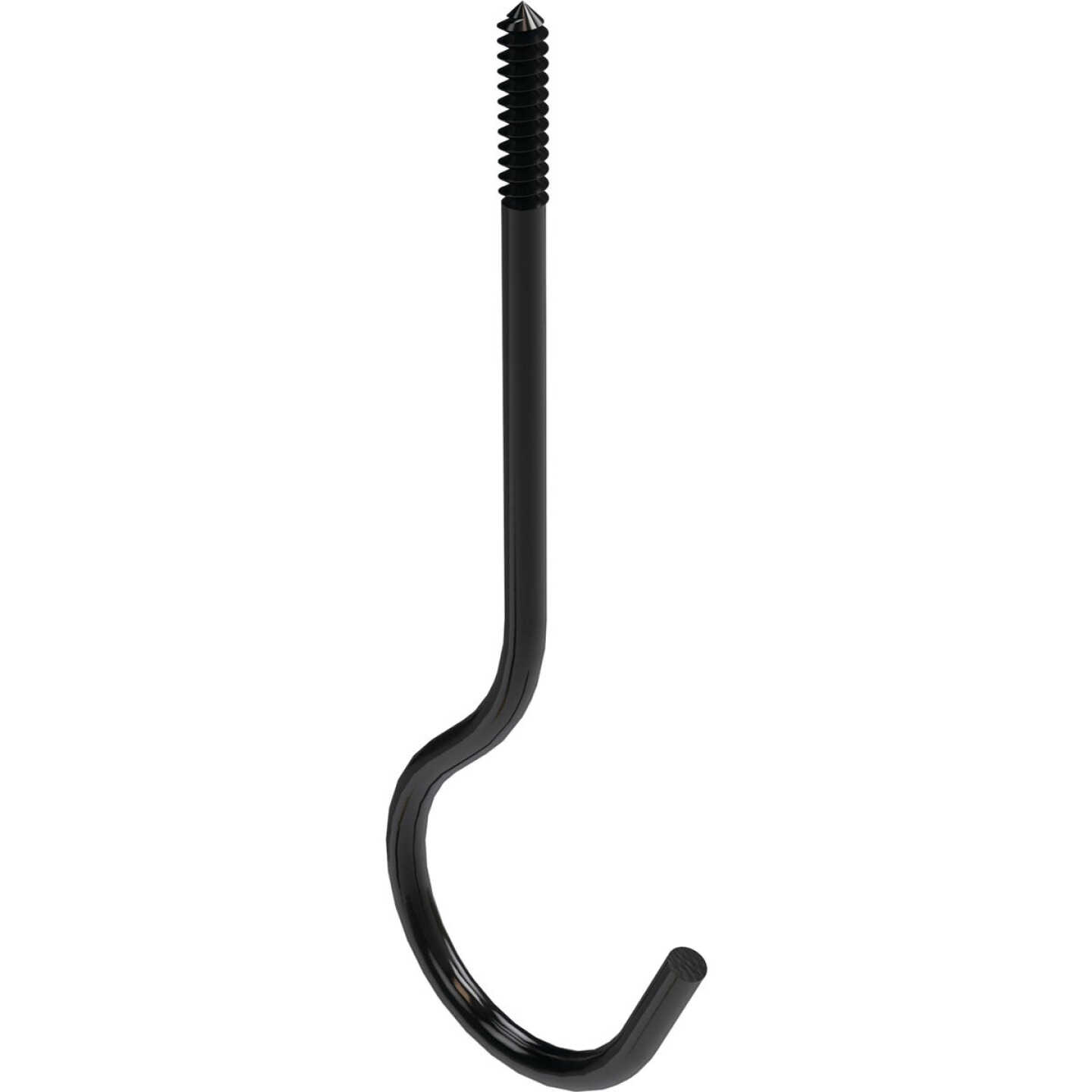 National Hardware 6 In. Black Ceiling Hook Image 1