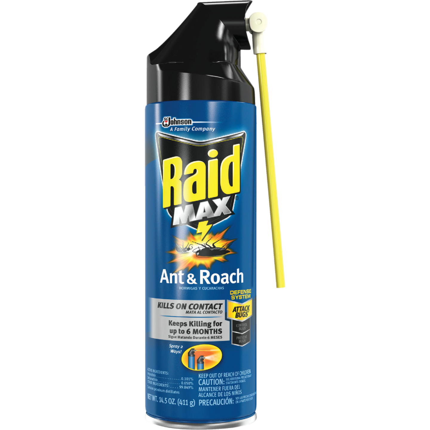 Raid Max 14.5 Oz. Aerosol Spray Ant & Roach Killer Image 1