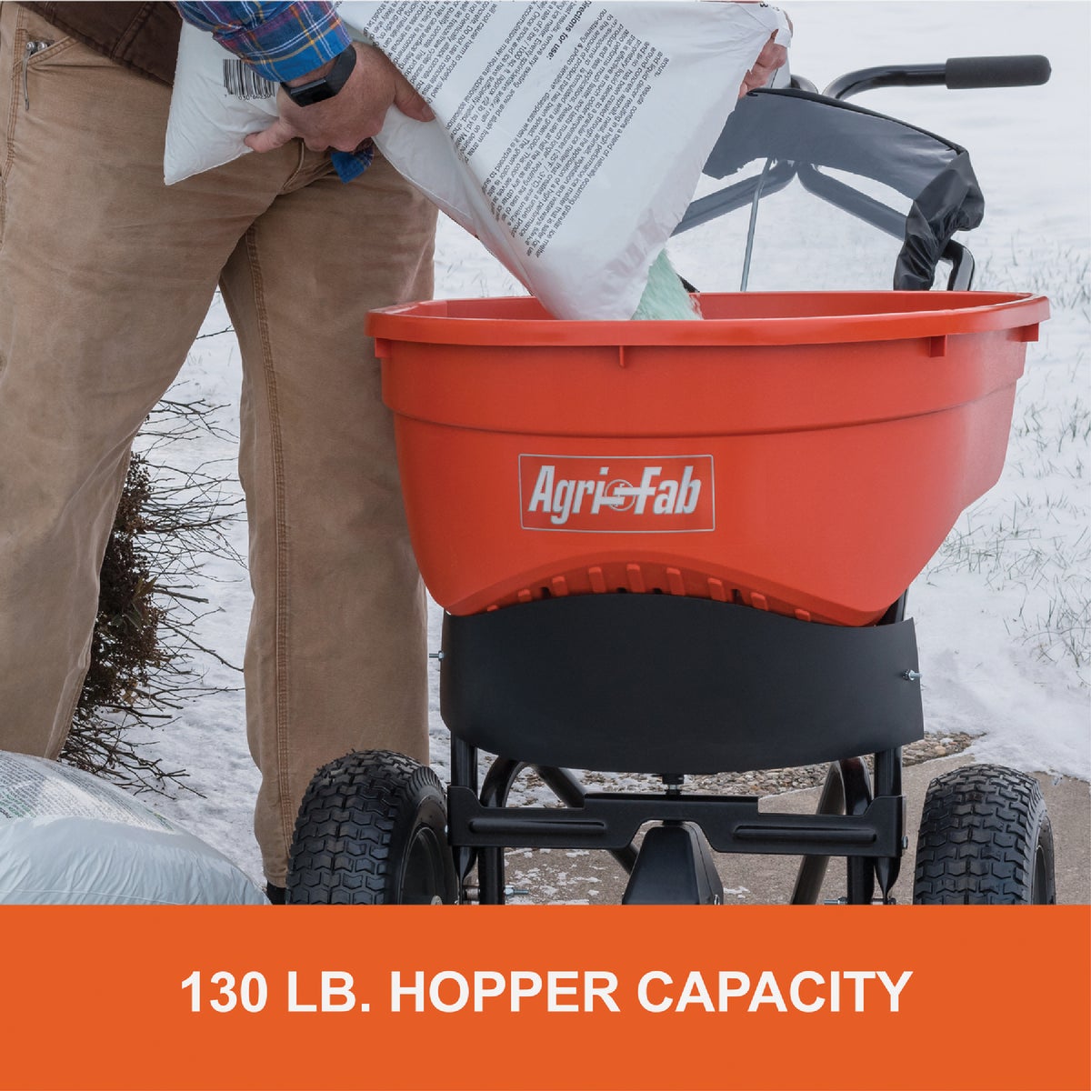 Agri-Fab 130 Lb. Commercial Push Broadcast Spreader Image 6