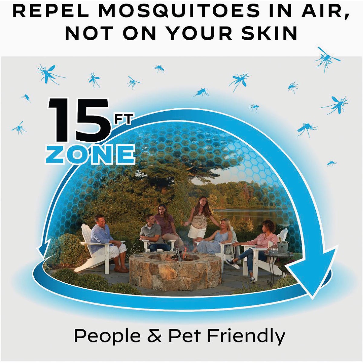 Thermacell Patio Shield 12 Hr. Linen Mosquito Repeller Image 3