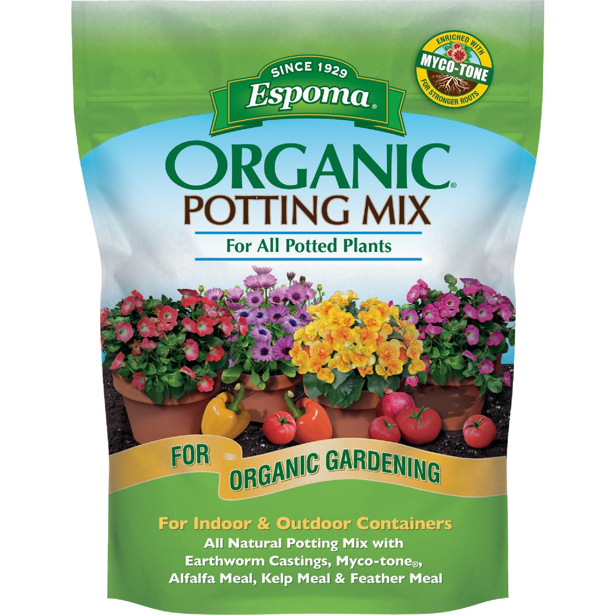 Espoma Organic 8 Qt. Premium Potting Mix Image 1