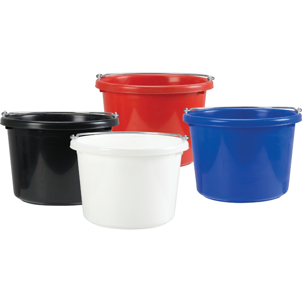 Tuff Stuff 8 Qt. Red Poly Bucket Image 2