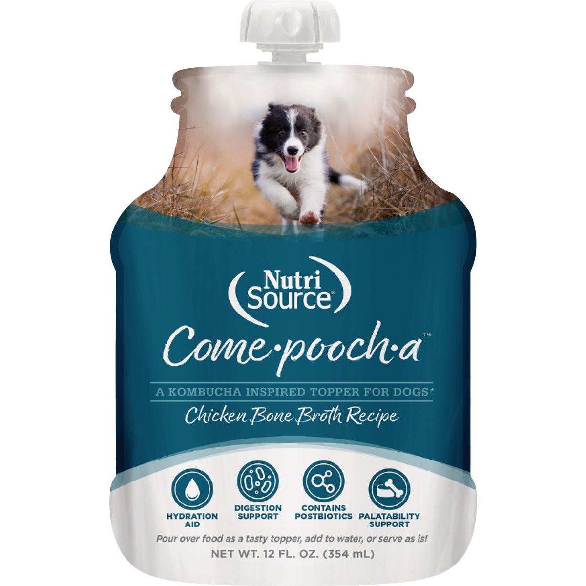 NutriSource Come-Pooch-a 12 Oz. Chicken Bone Broth Recipe