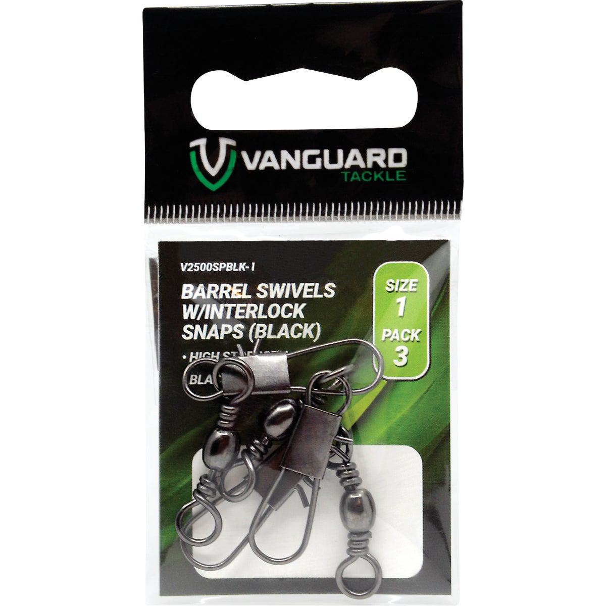 Vanguard Size 12 Barrel Swivel with Interlock Snaps (7-Pack)